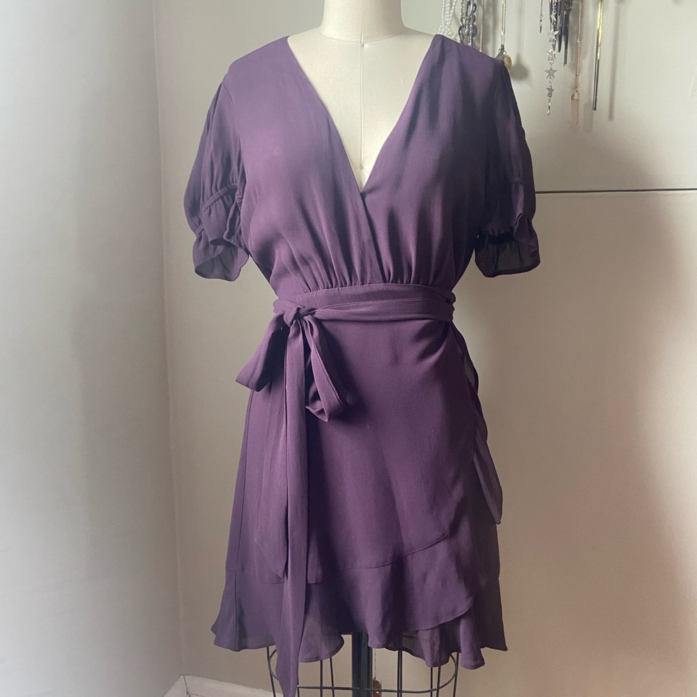 Reformation Mini Wrap Dress